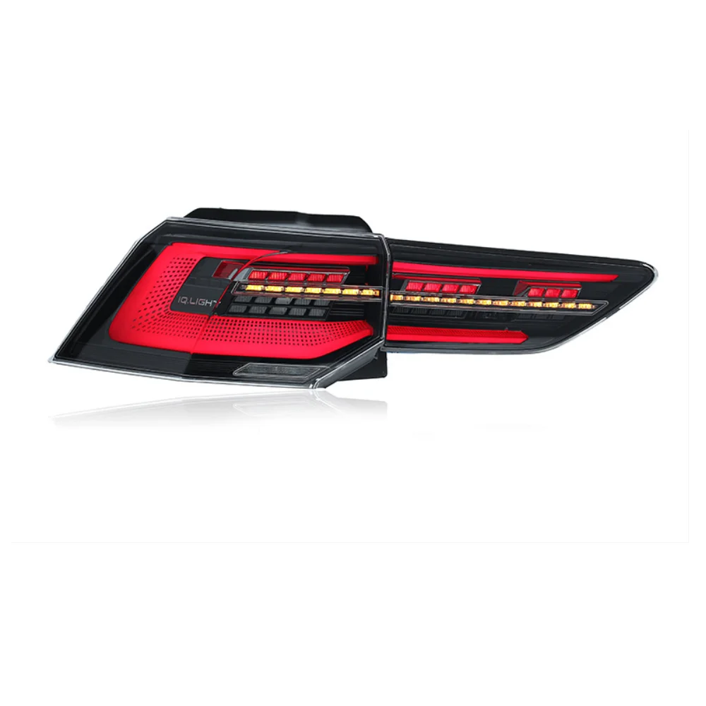 Suitable for the 21-24 model year Volkswagen Golf 8 rear light assembly modification - black and white high-end LED light