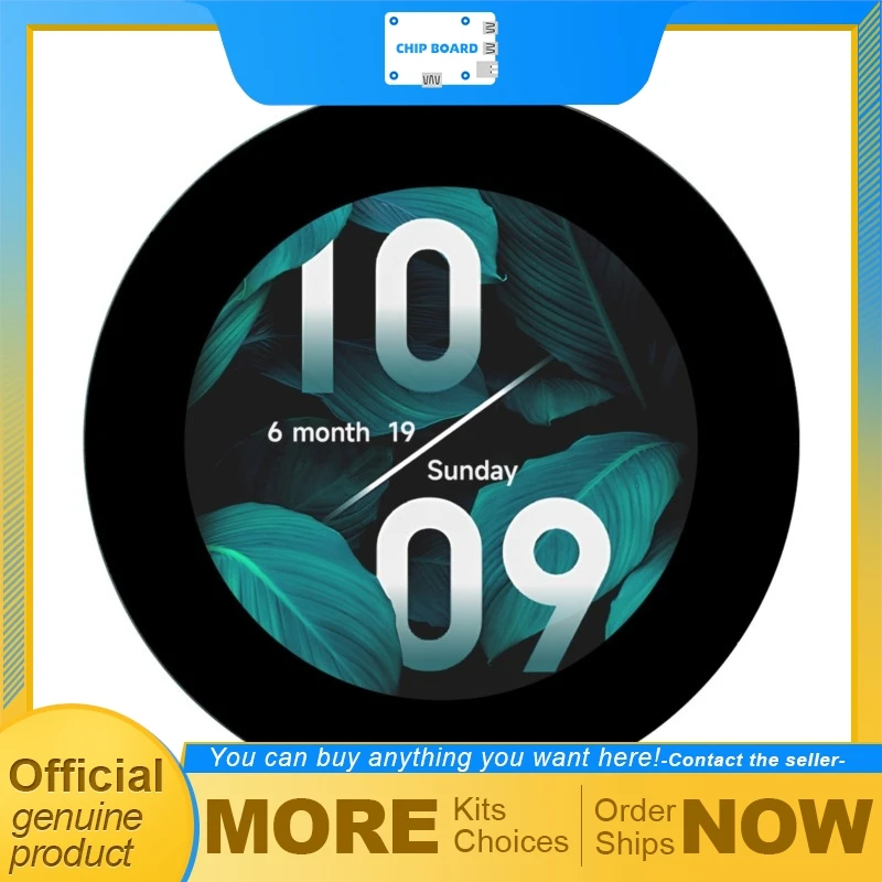 

Waveshare ESP32-S3 2.1-inch Touch Round Display Board, IPS 480×480 Panel with LX7 Dual-Core Processor