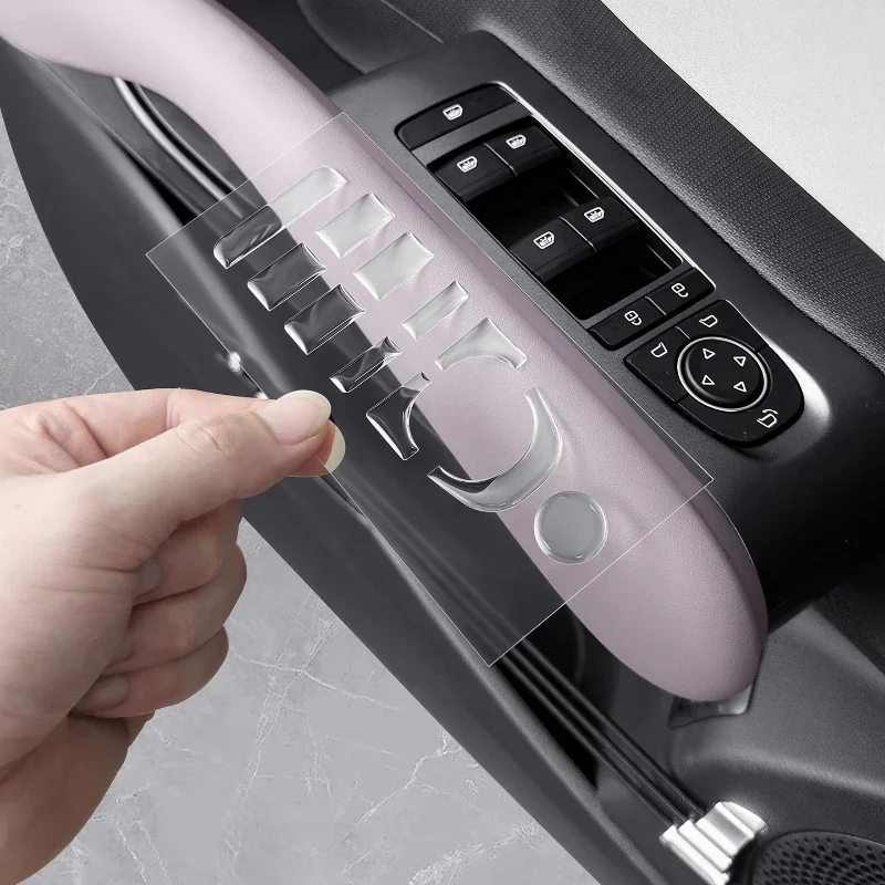 

For BYD Dolphin Door Lift Window Panel Button Sticker Control Panel Epoxy Patch Supplies Automobiles Interior Accessories