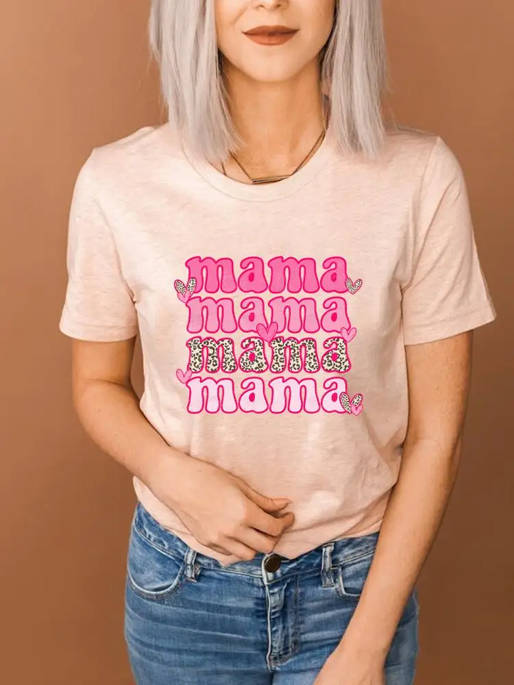 

Mama 90s Trend Cute Sweet Tee Clothes Fashion Short Sleeve Clothing Top Basic Women Print T Shirt Summer Graphic T-shirts