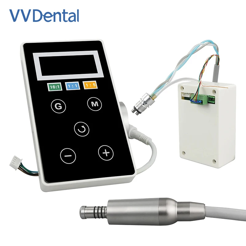 

VVDental Dental Built-in MicroMotor Work With 1:5 1:1 16:1Contra Angle 40000Rpm Dental Clinical Brushless Micro Motor