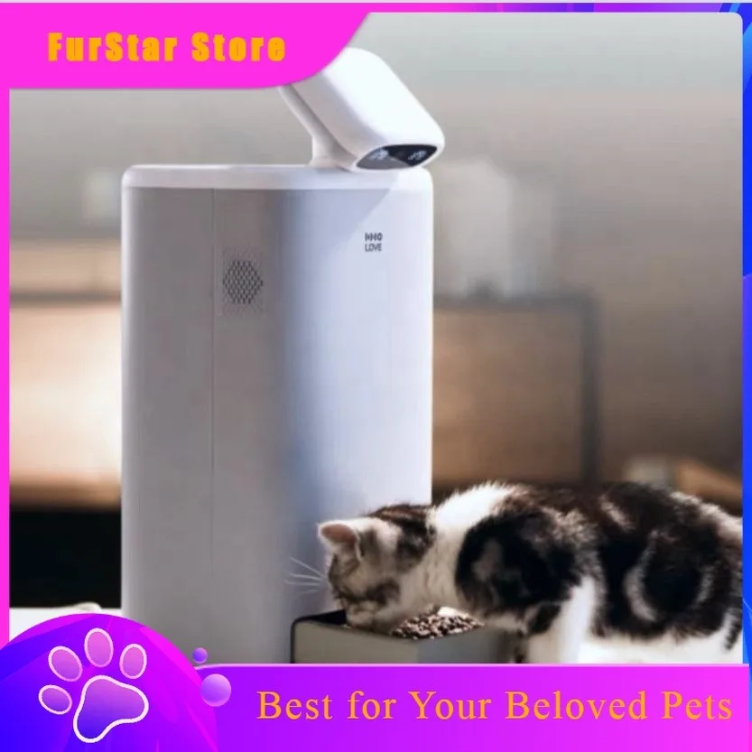 FurStarCat Butler Cat Food Automatic Feeder Cat Remote Pet Monitoring Camera Feeding Machine Smart Feeding