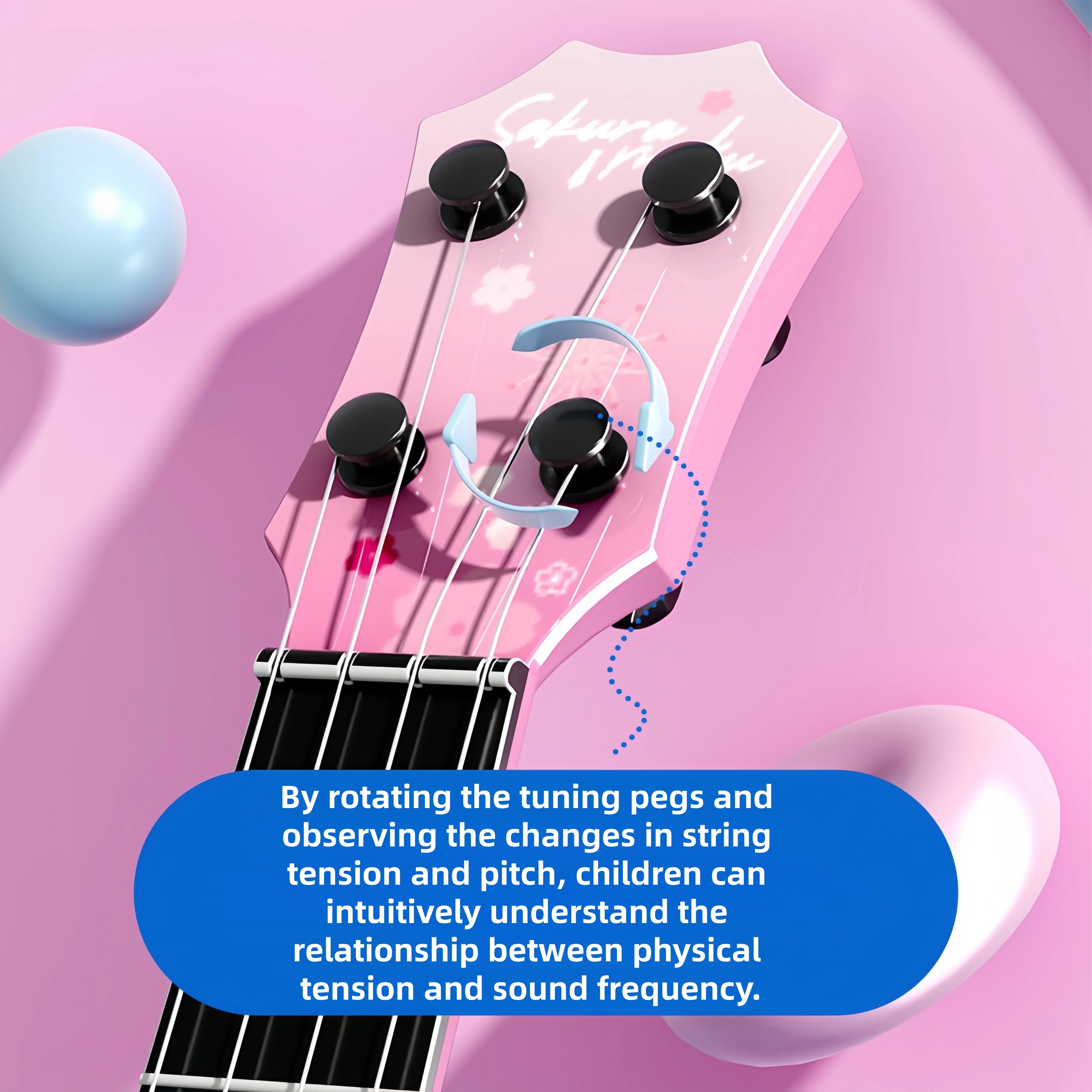 กีตาร์อูคูเลเล่สำหรับผู้เริ่มต้น เครื่องดนตรีสำหรับนักเรียนชายและหญิง