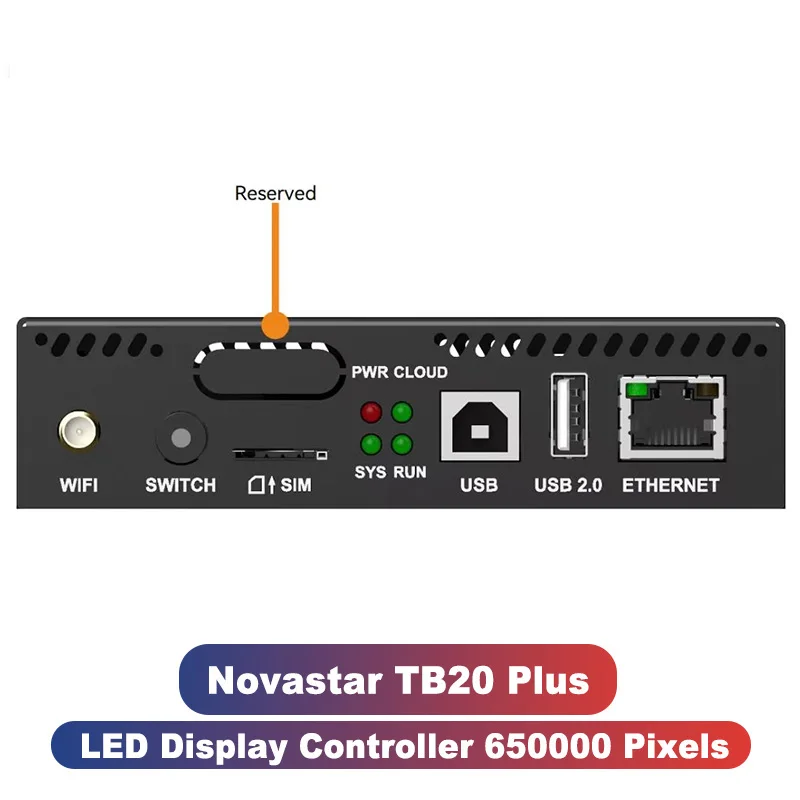 

Supports Sync and Async Modes Media Player Novastar TB20 Plus Multimedia Player