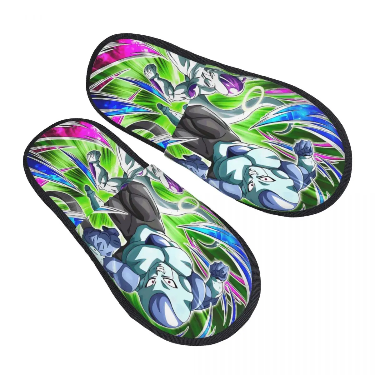 

Custom F-Friezaes Villain Cartoon Comfy Scuff With Memory Foam Slippers Women Anime Bedroom House Shoes
