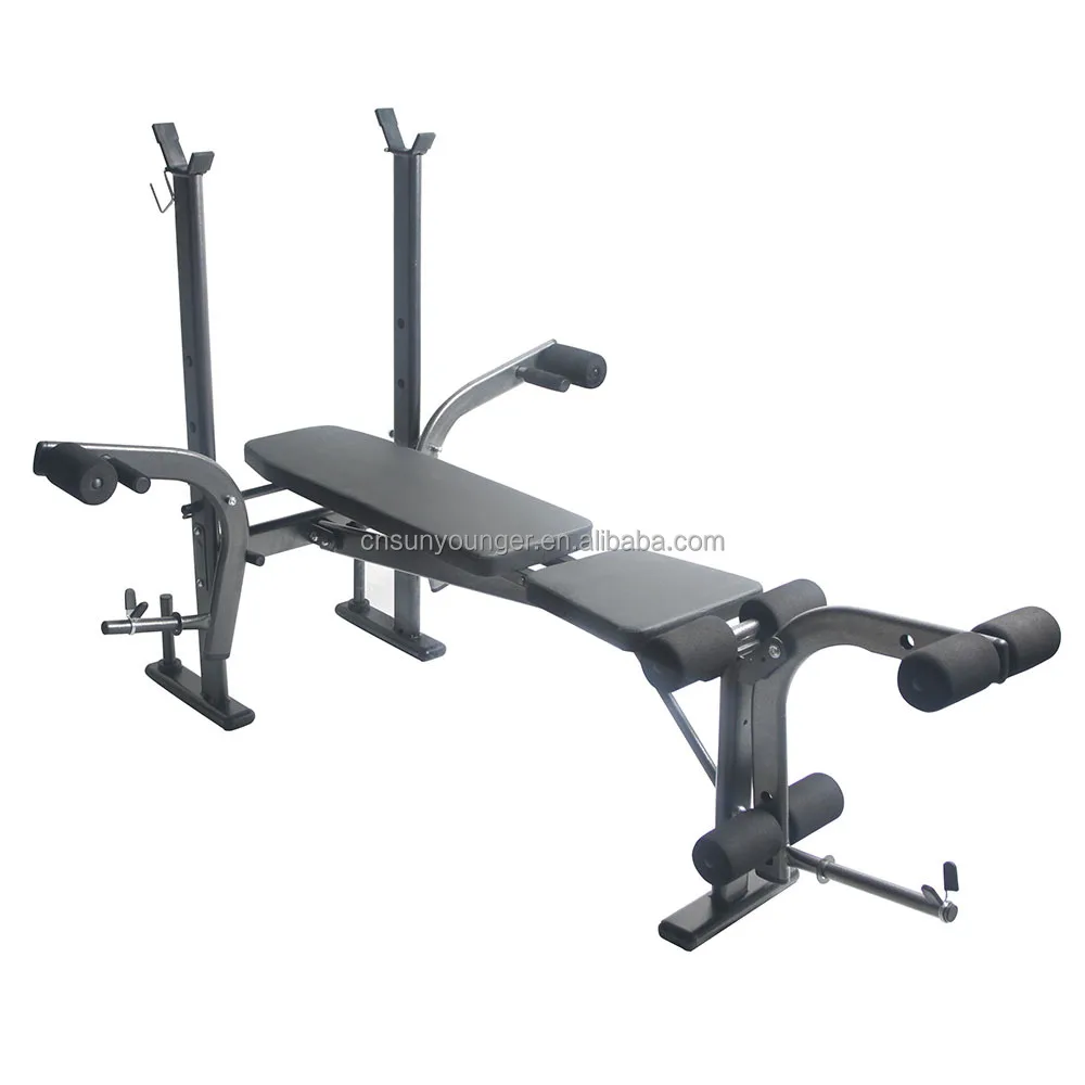 Panca pesi per fitness indoor Panca da allenamento multifunzione Bilanciere Squat Rack Panca da letto per sollevamento pesi per fitness sportivo