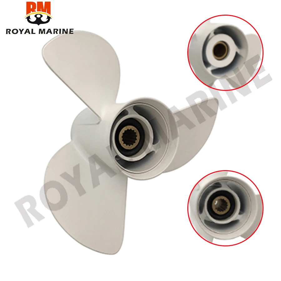 

6E5-45945-00-EL 13 1/4x17-K Propeller for Yamaha 75HP 85HP 90HP 115HP 6E5-45945-00 Aluminum alloy boat engine replaces