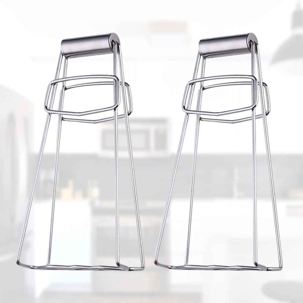 

Anti-scalding Lifter Bowl Clip Crockery Holder Pots Stainless Steel Plate Tongs Multifunction