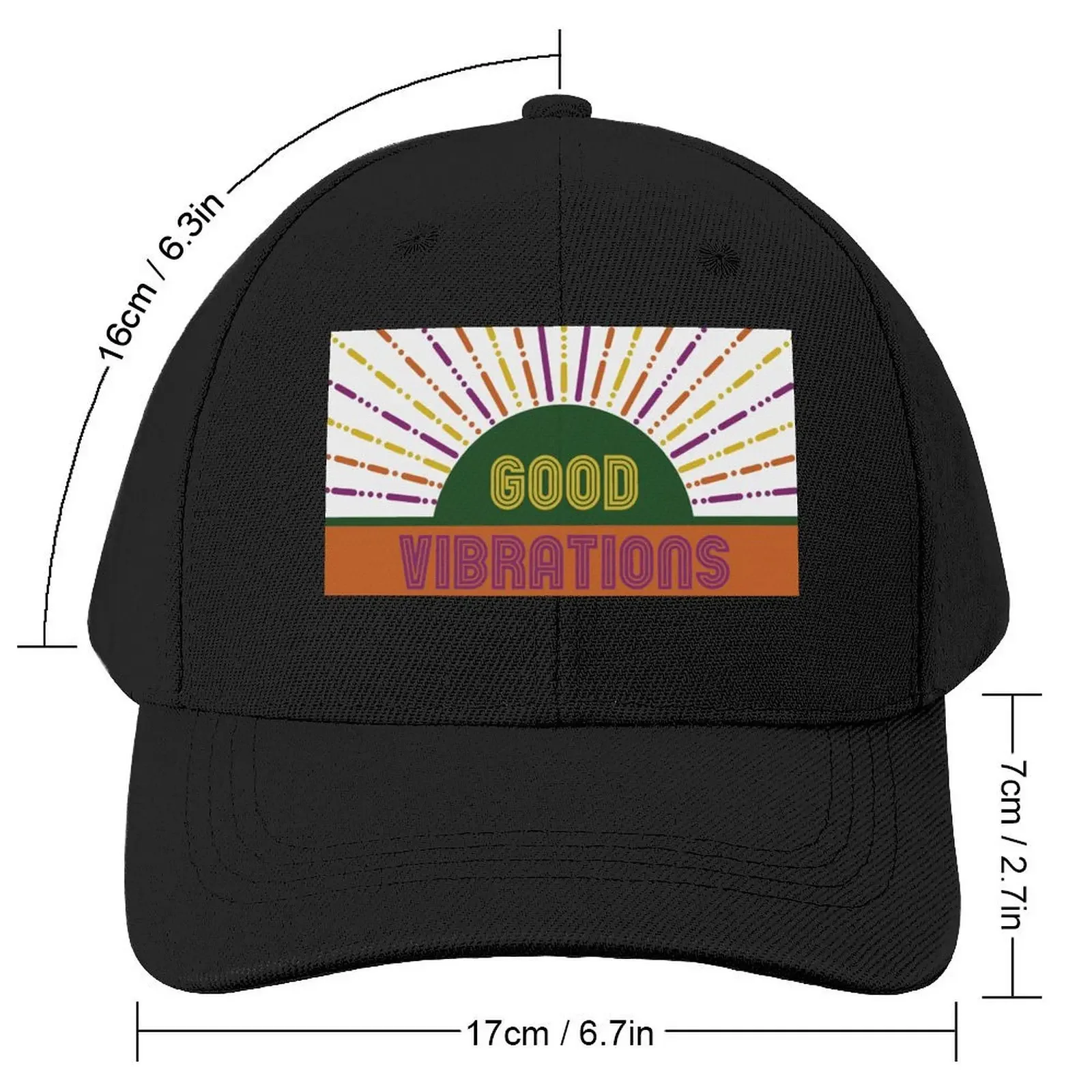 Good Vibrations - The Beach Boys Baseball Cap Icon beach hat hiking hat Rugby For Man Women's