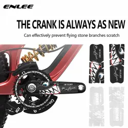 ENLEE Bicycle Crank Protection Sticker Road Mountain Bike Crank Protection Film 3M Sticker Retrofitting Film Riding Accessories