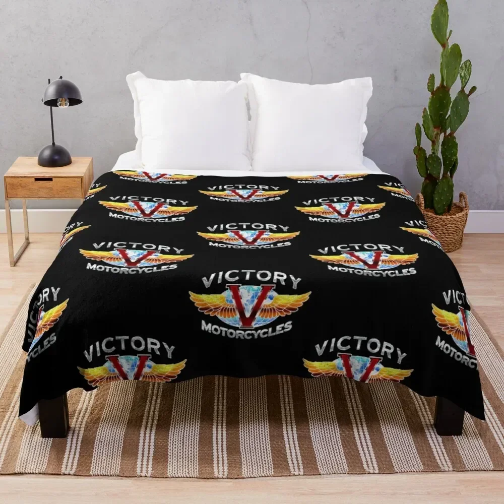 Victory Motorcycles Throw Blanket Loose Weighted Hair Blankets