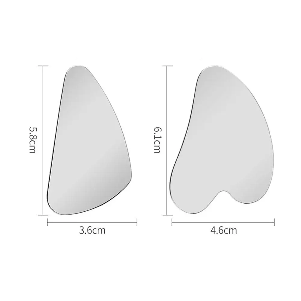 1PCS Stainless Steel Gua Sha Scraper Massager For Face Neck Body Massage Tool Facial Skin Care Board Face Massager