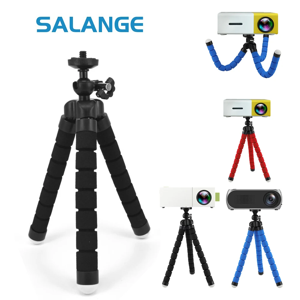 

Mini Projector Desktop Stand Bracket Holder for Projecteur Phone Tripe Holder Clip Flexible Sponge Octopus Brackets Bendable