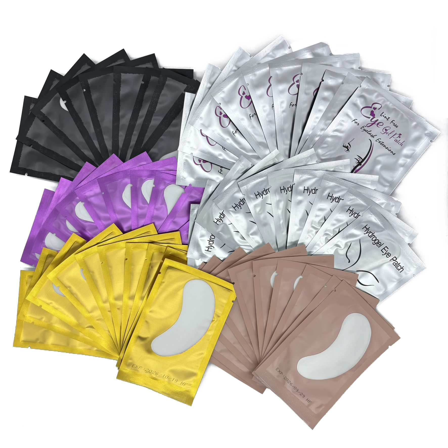 100/300 Pairs Eyelash Pad Gel - Eyelash Extension Fox Eye recension och pris
