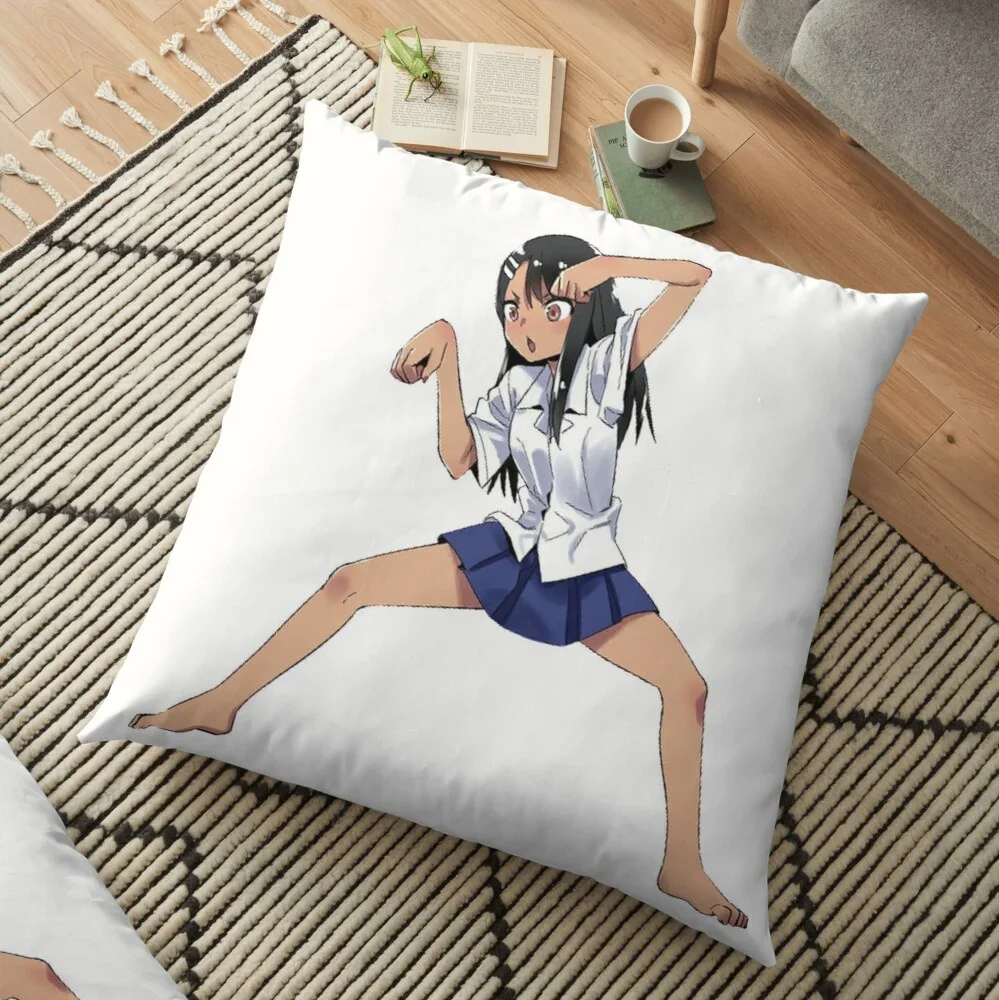 Don't Toy with Me Miss Nagatoro / Ijiranaide Nagatoro San Pattern Cushion Cover Throw Pillow Case Home Decor High Quality