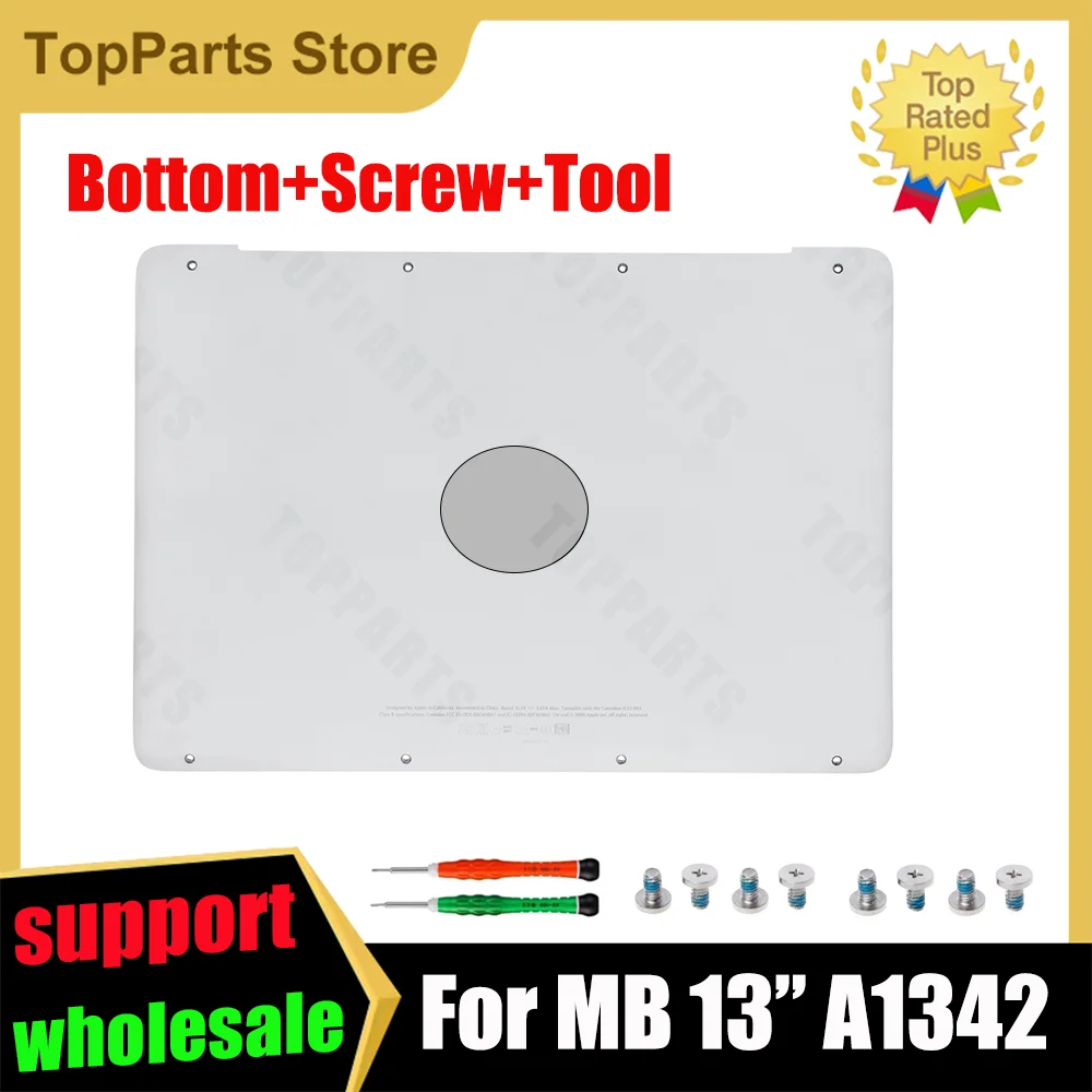 Genuine A1342 White Lower Base Case With Screw Tool For Macbook 13