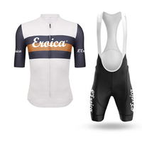 Cycling jersey short-sleeved eroica cycling clothes summer retro bicycle wearing Jersey style cycling suit
