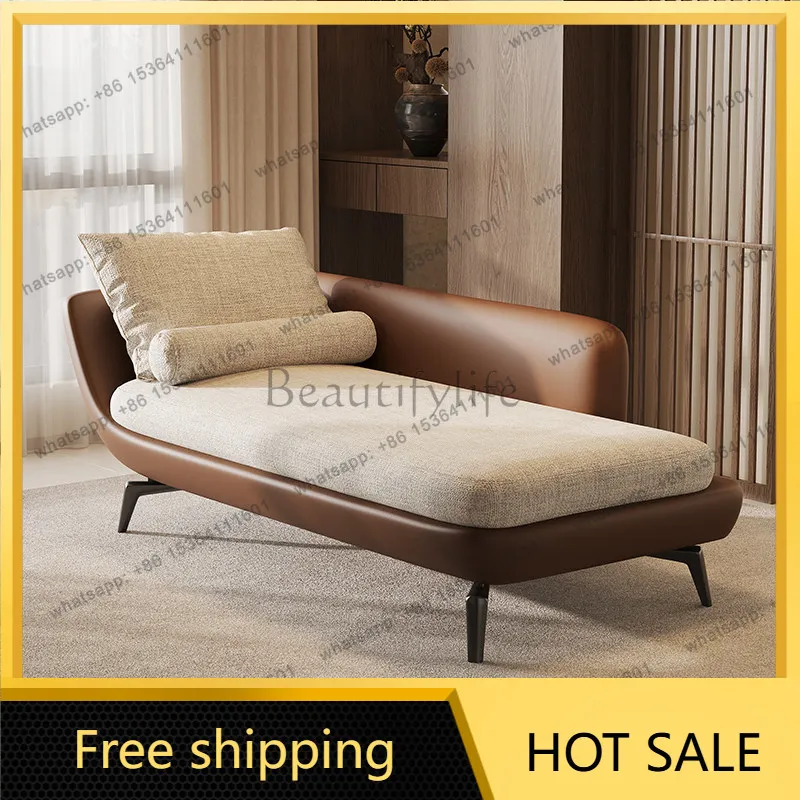 Modern simple retro chaise longue living room hotel homestay high-end sofa