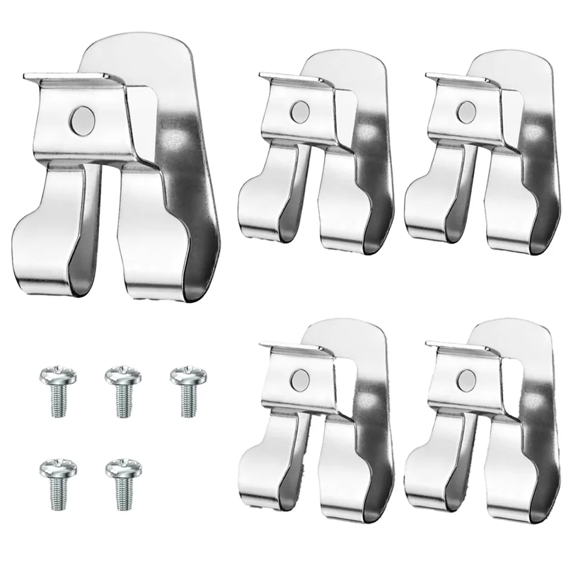 Belt Clip, 20Pcs Drill Clip For Tool Belt 633586002 636181001 Replacement Part With Screws, Stainless Steel Driver Hook-AA26