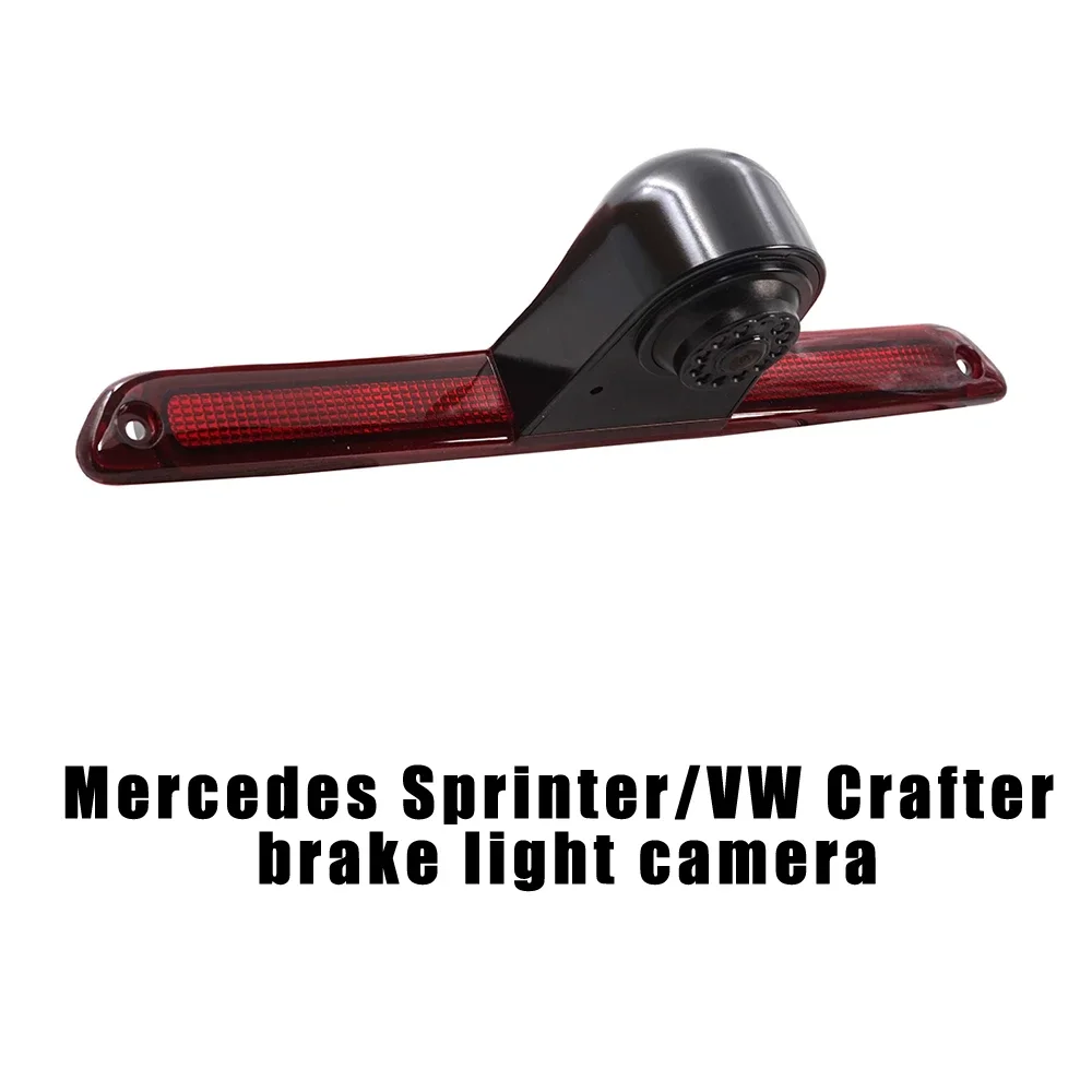 

Car Brake Light Rear View Backup Camera For Mercedes Sprinter/VW Crafter Waterproof with 7 inch Rearview Mirror Monitor Optional