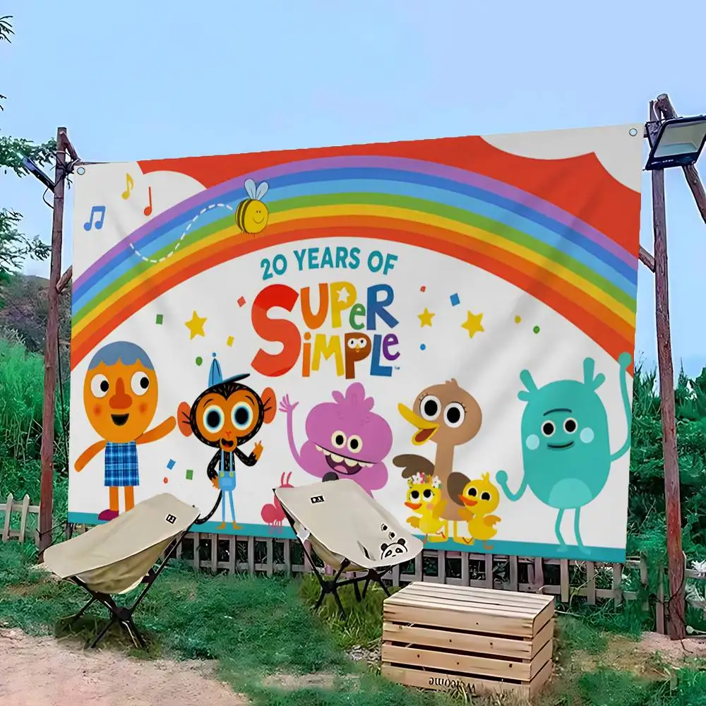 S-Super S-Simple Songs Large Size Shop Art Promotion Advertising Booth Flag Hanging Banners