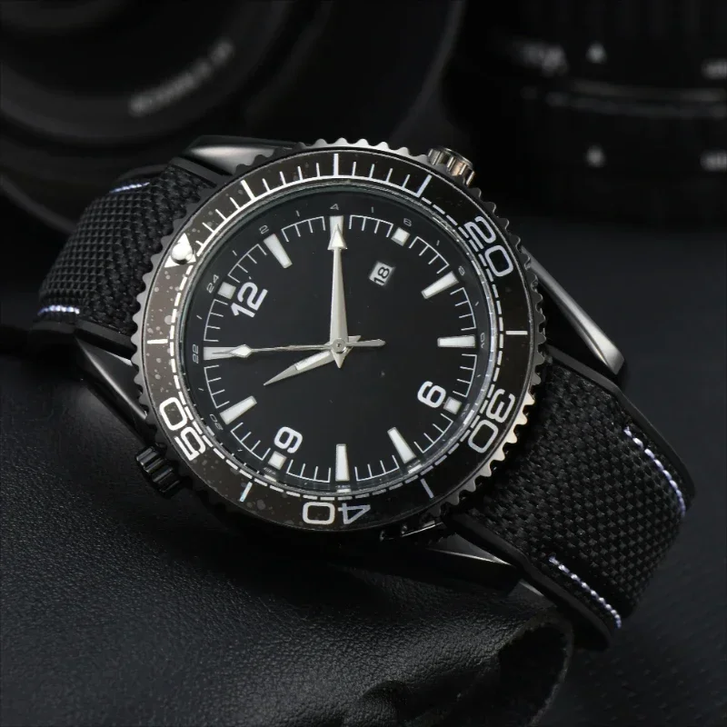 Automatic Mechanical Watch Male American Stainless Steel Scratch Proof Waterproof Diving Watch Business Leisure Watch
