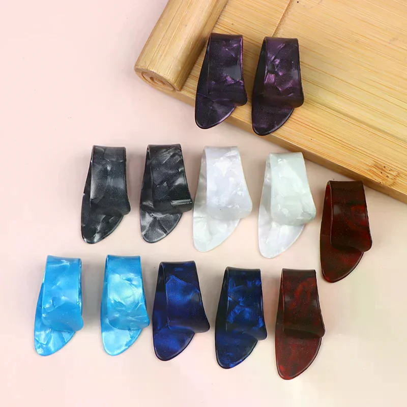 

12pcs Guitar Finger Picks Thumb/Index Sizes Fingerstyle Protector Anti-Slip Design Bass Acoustic/Electric Guitar