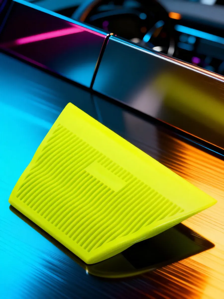 Trapezoidal Soft Plastic Car Wrap Squeegee for Vinyl Film Application Bubble-Free Smoothing Tool for Auto Wrapping Wallpaper