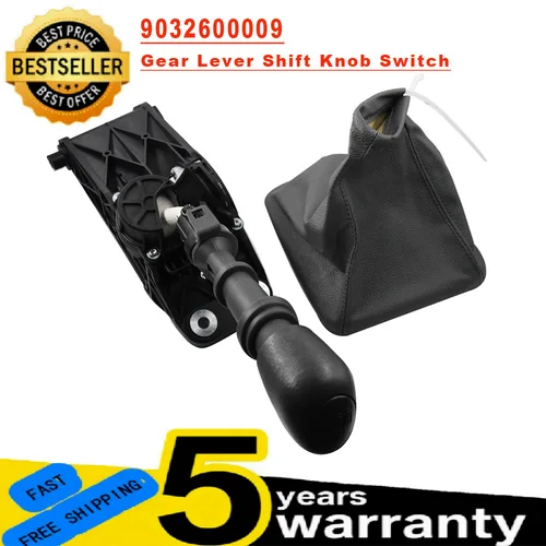 Imagen 1 del producto Nuevo A0002600009 para mercedes-benz Sprinter B901 B902 palanca de cambios interruptor de perilla de cambio con cubierta de cuero 9032600009 accesorios de coche