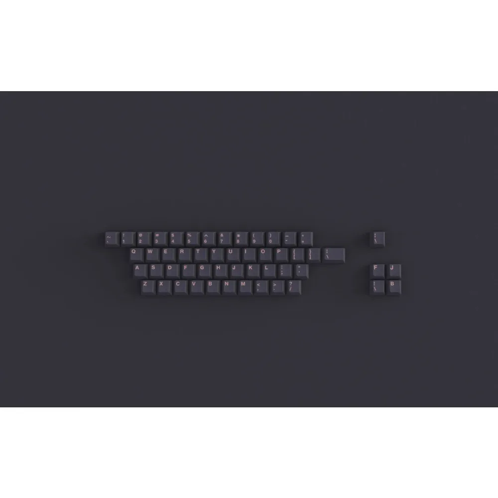 JTK-tapas de teclas de perfil de cereza, área de tecla primaria de dos colores, accesorios de juego ABS, teclas de teclado mecánico simples, tallado frontal