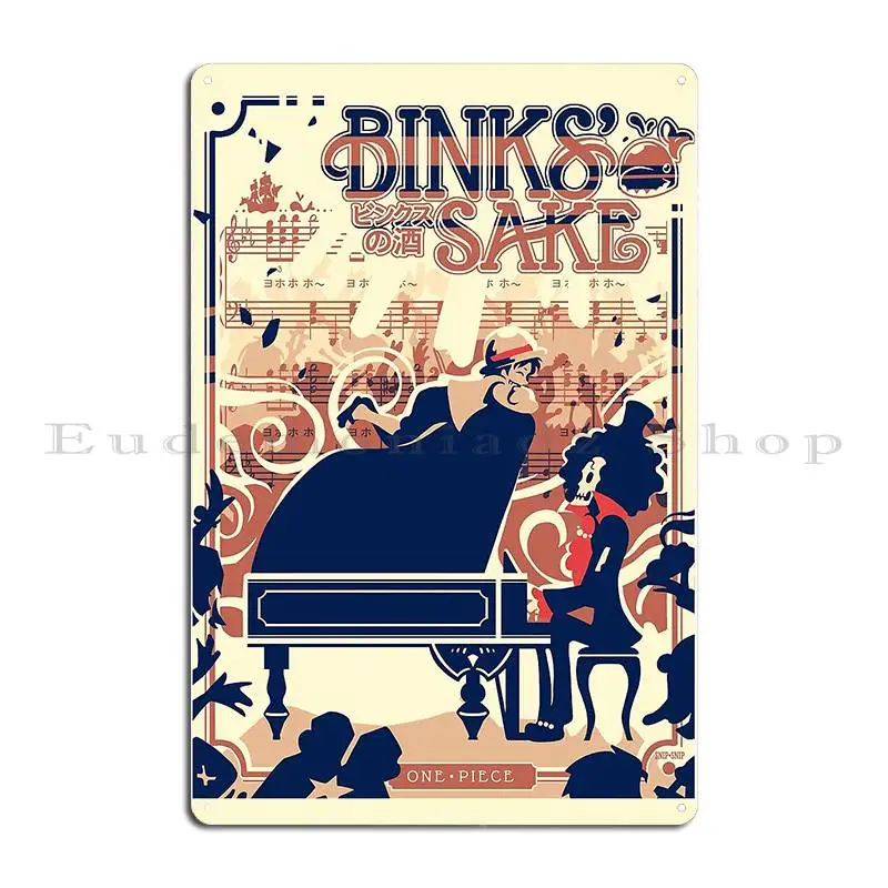 Binks Sake Snipsnipart Metal Plaque Painting Garage Wall Pub Personalized Wall Decor Tin Sign Poster