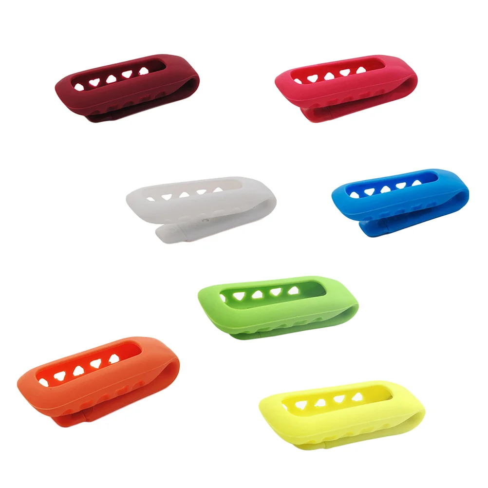 

7Pcs Pedometer Silicone Clips Colorful Replacement Holder for Activity Fitness Sleep