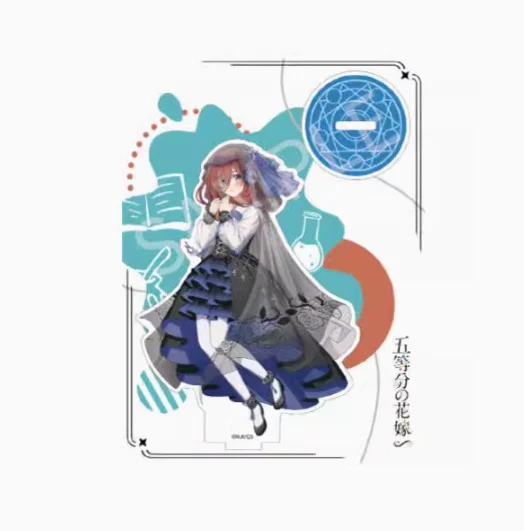 The Quintessential Quintuplets Nakano Ichika Magic Academy Stand Figure Acrylic Model Plate Cosplay Collection Desktop Decor