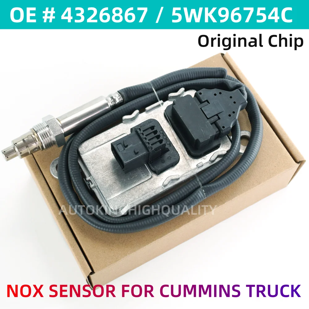 Di alta Qualità forNGK Sonda 4326867 5WK96754C 5WK96754B NOX Sensore di Azoto Sensore di Ossigeno Per CUMMINS Motore Accessori Auto