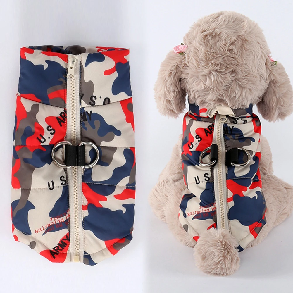 

Dog Winter Jacket Puppy Clothes Warm Cozy Waterproof Coat Pet Supplies Outdoor Wear Small Dogs Cats Autumn Winter