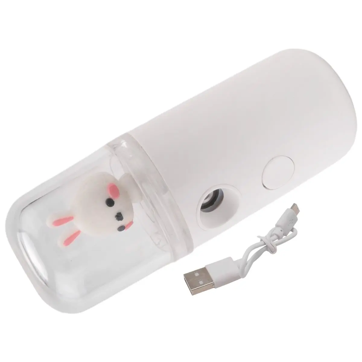 (A61K) 30ml Mini Mist Facial Sprayer Steamer Humidifier Portable USB Rechargeable Face Moisturizing Nebulizer Beauty Skin Care