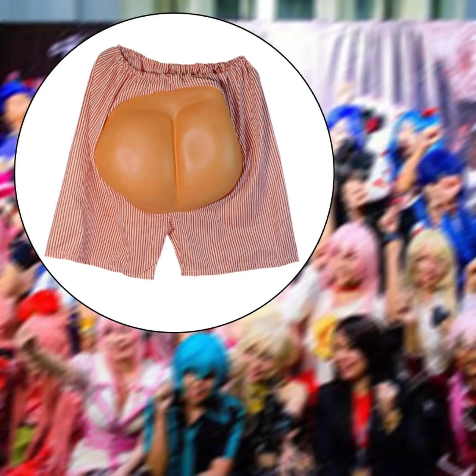 Hose, humorvolle, lustige Fake-Shorts für Herren für Feiern, Partys