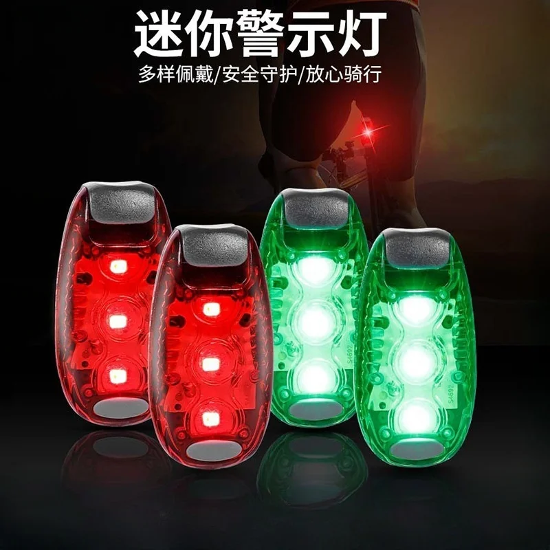 1PCS Bicycle Taillights, High Brightness Wrist Lights, Waterproof Outdoor Safety Lights, LED Mini Warning Lights