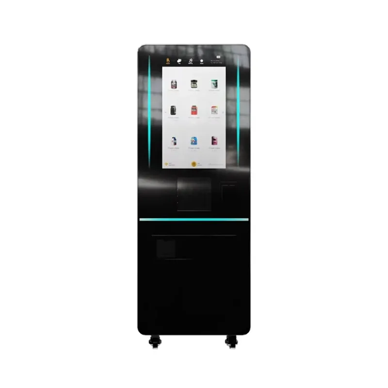 32-Inch touchscreen automatic protein shake vending machine