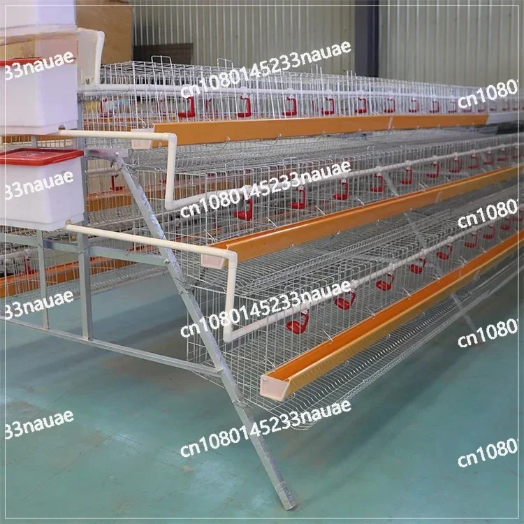 3 layers 96 chickens,Large Scale Poultry Chicken Coop,Hot / Cold Dip Galvanized Metal Hen Laying Egg Layer Chicken Cages