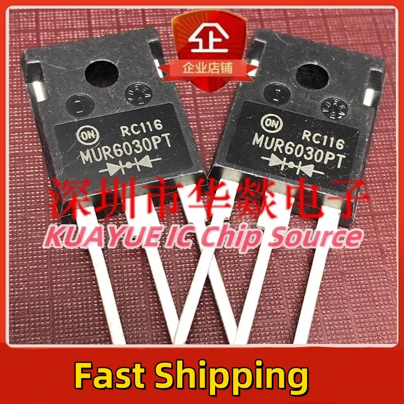 10PCS-30PCS/MUR6030PT  TO-247 300V 60A/ Fast Shipping Quality Guarantee