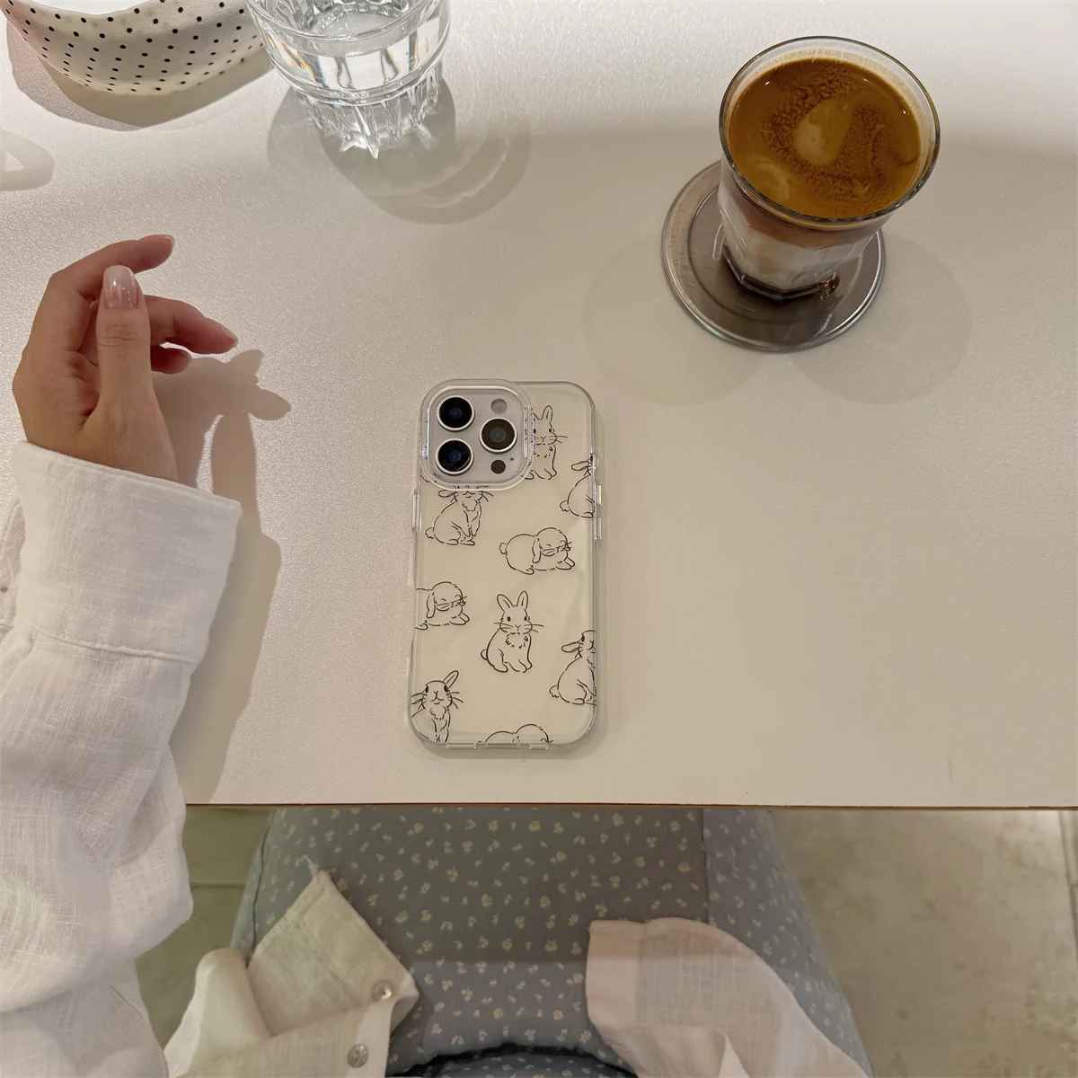Casing Ponsel Lucu Korea INS Bergaya Mewah Tahan Benturan Cat HelloKitty Baru untuk iPhone 16 15 14 13 Pro Max Sampul Anti Jatuh Cantik Menyenangkan