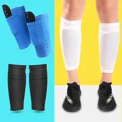 1 Pair Soccer Shin Guards Pads With Pocket Adult Kids Professional Leg Sleeves Support Football Compression Calf Equipment