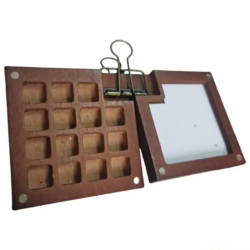 8/15 Grids Portable Palettes Travel Watercolor Set Watercolor Palette Set Small Travel Paint Tray Box