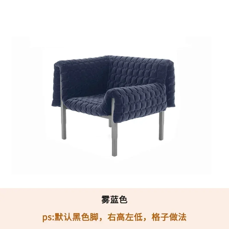 

Modern designer simple single freehand space art living room casual light luxury sofa chair