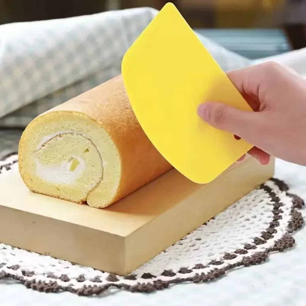 Dough Scraper Spatula Easy To Store Silicone Material Cake Cream Baked Bread Household Smooth Edge Spatula Baking Pastry Tools image 3