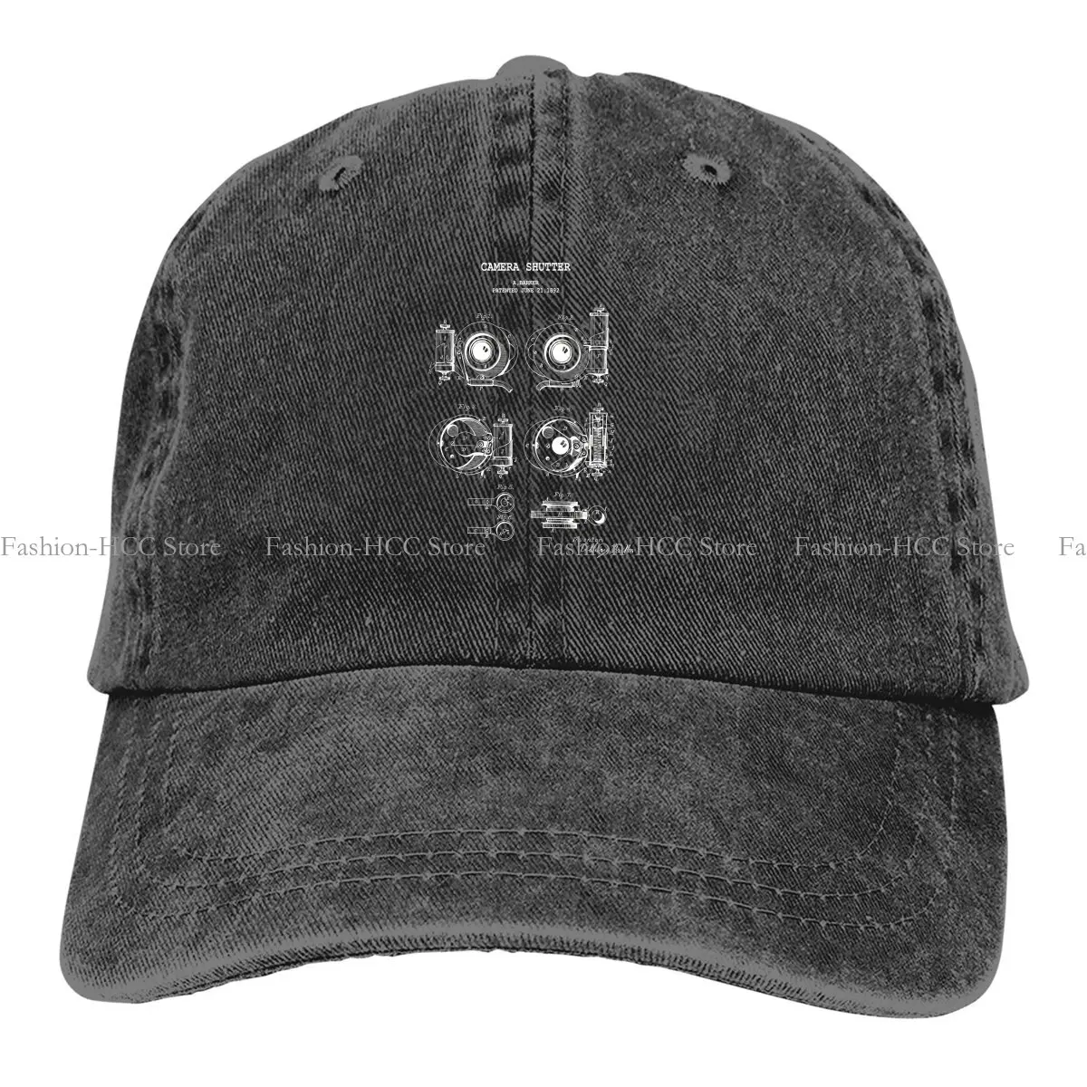 Washed Men's Baseball Cap Camera Shutter Trucker Snapback Caps Dad Hat Engineer Electrical Electrician