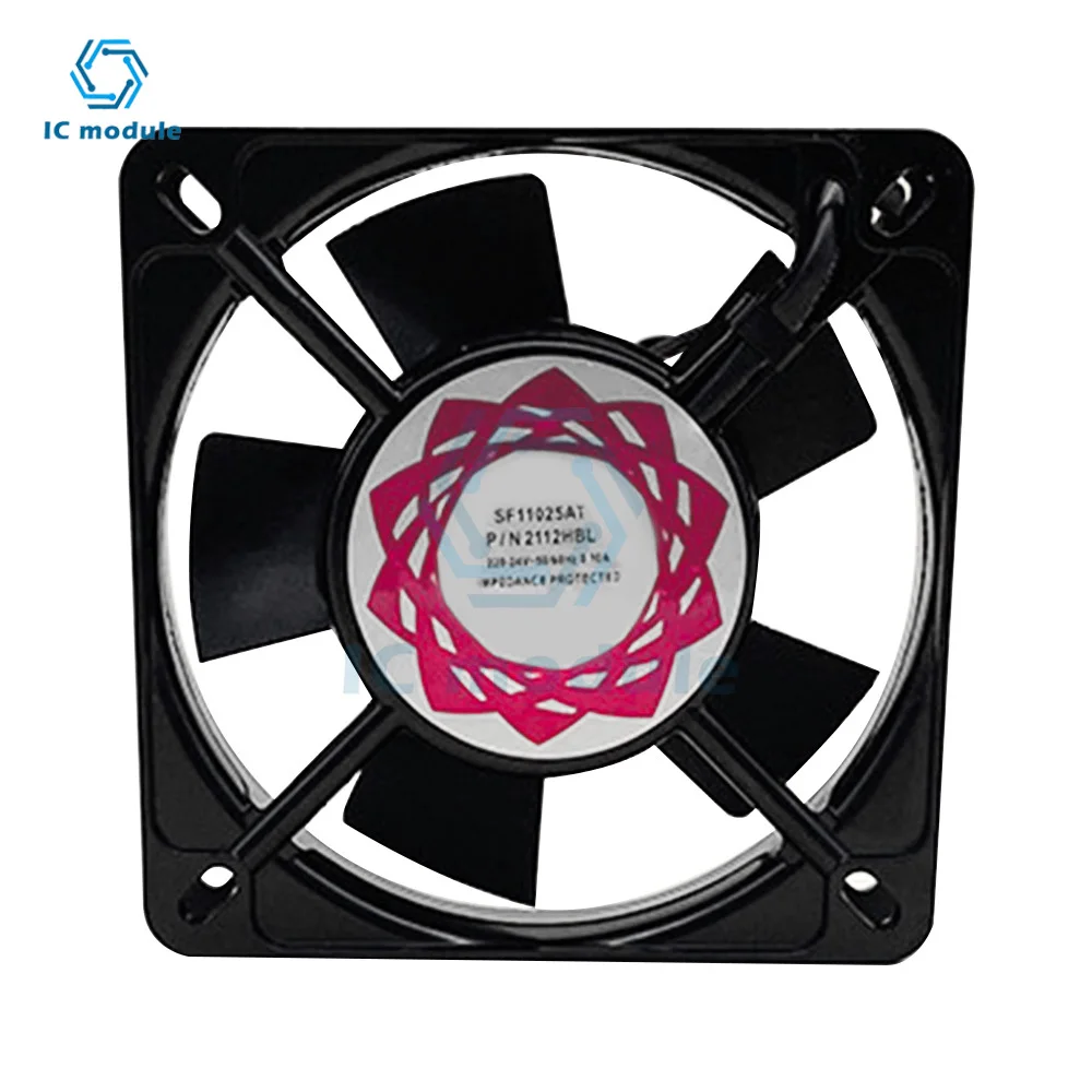 Industrial Case Fan 8cm 11cm Ball Bearing AC 110V 220V Brushless Cooling Fan High Speed Air Flow