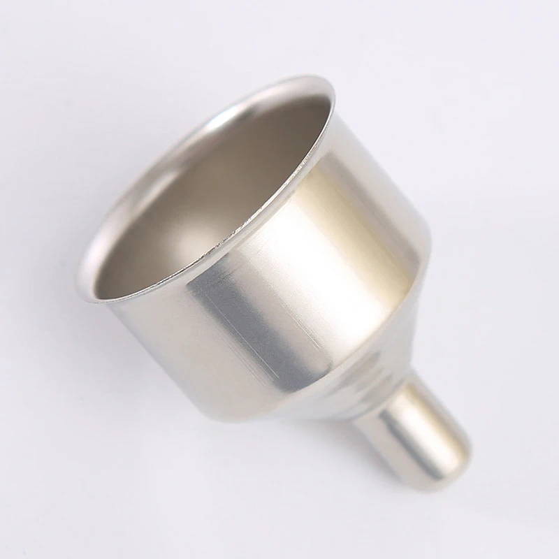Household Stainless Steel Mini Small Mouth Funnel Bar Wine Flask Funnel Universal Long-mouth Funnel Multifunctional Funnel