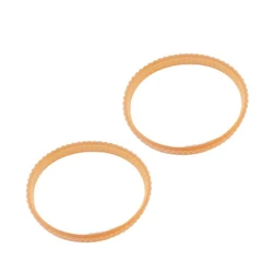 Electric Planer Belt Drive Belt 0.47inch Width 12mm Width 255mm 2PCS For NF90 NF90 Model Orange PU Polyurethane